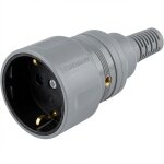 BACHMANN Schutzkontaktkupplung grau montierbar mit...