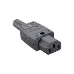 BACHMANN Kaltgertekupplung IEC320 C13 10A/250VAC schwarz...
