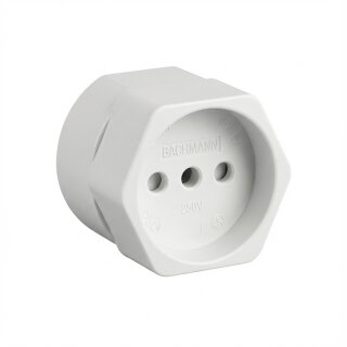 BACHMANN Euroflachkupplung 2,5A/250VAC weiss Montage