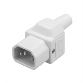 BACHMANN Kaltgertekupplung IEC320 C13 rechtsgewinkelt 10A/250VAC schwarz Schraubanschluss