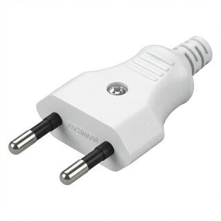 BACHMANN Euroflachstecker 2.5A/250VAC weiss Montage