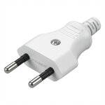 BACHMANN Euroflachstecker 2.5A/250VAC weiss Montage