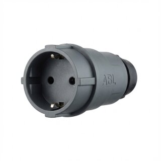 ABL 100000059 Compact Kupplung. SCHUKO. PP. grau. IP20. Typ 1565