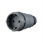 ABL 100000059 Compact Kupplung. SCHUKO. PP. grau. IP20....