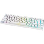 Deltaco Gaming Tastatur WK95R wireless, RGB, weiß
