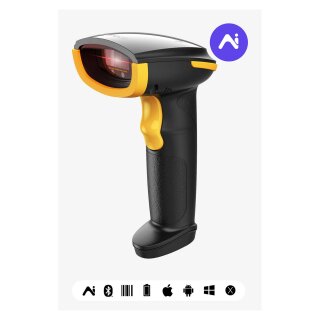 inateck Barcodescanner 21 AI black [BCST-21-AI_Black]
