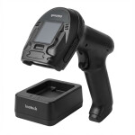 inateck Barcodescanner Pro8 Black with data transfer station