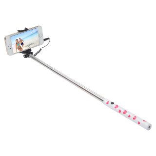 Ultron Selfie-Stick Hot Shot white pink heart