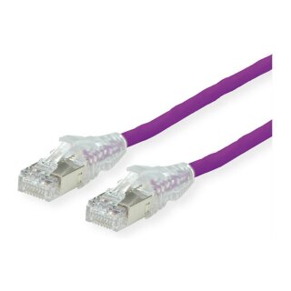 DTWYLER Patchkabel Cat.6A (Class EA) S/FTP, CU 7702 flex LSOH, AMP v2, violett, 10 m