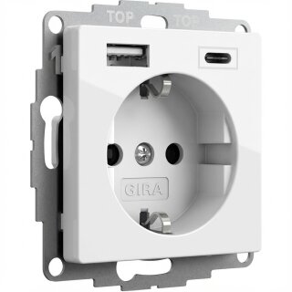 GIRA Steckdose mit USB-Anschluss
