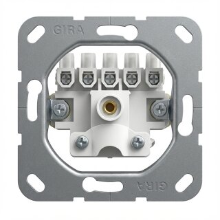 GIRA 040000 Schnurableitung Einsatz mit 5-poliger Klemme