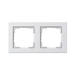 GIRA 021222 Rahmen 2f reinweiß matt E2 2-fach E2