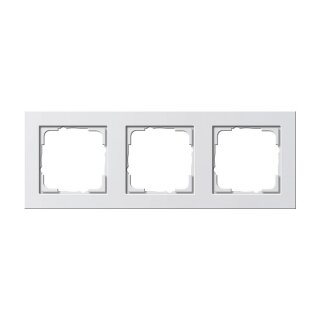 GIRA 021322 Rahmen 3f reinweiß matt E2 3-fach E2