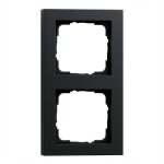 GIRA 021209 Abdeckrahmen 2f Gira E2 Schwarz