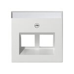 GIRA 264003 Abdeckung BSF Modular Jack 30° 2fach...