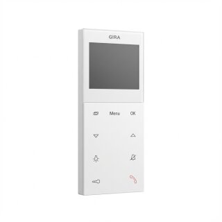 GIRA 123903 Wohnungsstation Video AP Plus System 55 Reinweiß