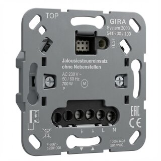 GIRA 541500 S3000 Jal.steuereins. o.Nebenst.eing. Einsatz