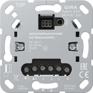 GIRA 541400 S3000 Jal.steuereins. + Nebenst.eing. Einsatz