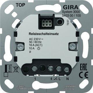 GIRA 540300 S3000 Relaisschalteins. Einsatz