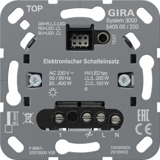 GIRA 540500 S3000 Schalteins. Einsatz