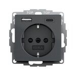 GIRA 245928 SCHUKO USB-Spannungsversorgung 2f System 55...
