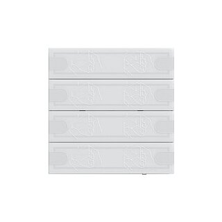GIRA 5004003 KNX Tastsens.4 Komfort 4f TS4 Weiß