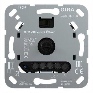GIRA 247000 Einsatz Raumtemperaturregler 230V 1Ö