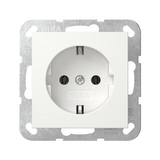 GIRA 418803 SCHUKO-Steckdose System 55 Reinweiß