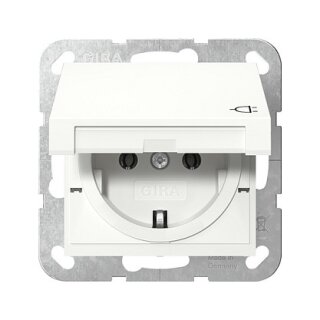 GIRA 445403 SCHUKO KD System 55 Reinweiß