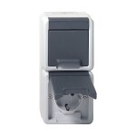 GIRA 478030 SCHUKO 2f senkr. KD WG AP Grau
