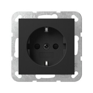 GIRA 4453005 SCHUKO STK SH System 55 Schwarz m