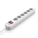 BACHMANN SMART Steckdosenleiste 6x Schutzkontakt weiss 3m