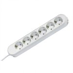 BACHMANN SMART Steckdosenleiste 6x Schutzkontakt weiss 5m