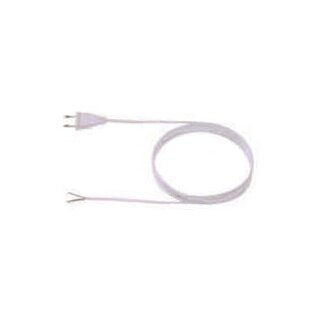 BACHMANN Zuleitung 2x0.75 3m schwarz H03VVH2-F Eurostecker einzelnverpackt