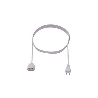 BACHMANN Euro-Verlngerung 230V/2,5A weiss 2m