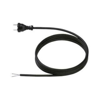 BACHMANN Neopren-Zltng. 2x1.0 5m schw. H07RN-F 24G/AEH