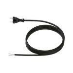 BACHMANN Neopren-Zltng. 2x1.0 5m schw. H07RN-F 24G/AEH