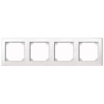 MERTEN 4-fach Steckdosenrahmen weiß 29.4 x 8.1 cm