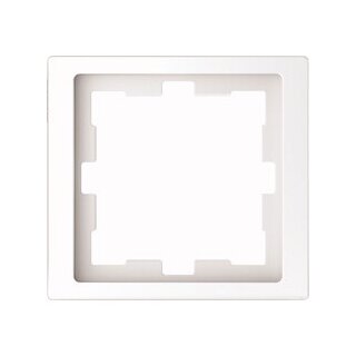 MERTEN 1-fach Steckdosenrahmen weiß 8.1 x 8.1 cm