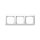 MERTEN 389319 Rahmen 3-fach pws brilliant 1-M