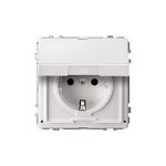 MERTEN MEG2310-7219 SCHUKO-Steckdose mit Klappdeckel...