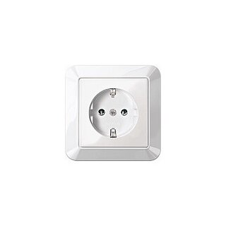 MERTEN MEG2301-1019 SCHUKO-Steckdose mit voller Abdeckplatte. p
