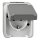MERTEN MEG2301-8029 SCHUKO-Steckdose. lichtgrau. AQUASTAR