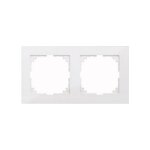 MERTEN MEG4020-3619 M-Pure-Rahmen. 2fach. polarweiß