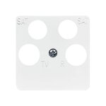 BUSCH JAEGER BJ 1743/10-04-214 Abdeckung f.4-fach-...