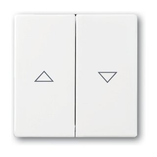 BUSCH JAEGER BJ 1785 JA-84 Abdeck.f.Jalousie- Schalter/Taster future linear studioweiß