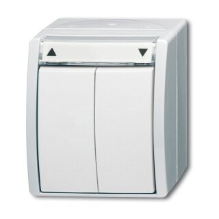 BUSCH JAEGER BJ 2601/4W-54 Jalousieschalter ocean IP44 alpinweiß