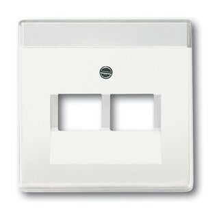 BUSCH JAEGER BJ 1803-02-884 Abdeck.f.UAE-Anschluss- Dosen 2f future linear studioweiß