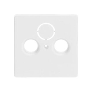 BUSCH JAEGER BJ 1743-884 Abdeck.f.Antennensteckdosen m.2 Anschlüssen future linear studioweiß