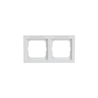 BUSCH JAEGER BJ 1732-184 NSK Rahmen 2f waagerecht Sichtfenster future linear studioweiß